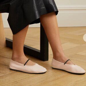 The Row Leather Ballet Flat - Size IT 39.5